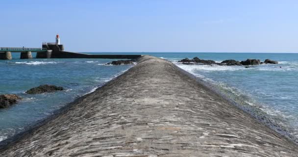 Mer agitée sur la Chaume breackwater — Video