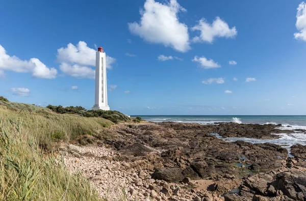 Faro di Armandeche a Les Sables d'Olonne (Francia) ) — Foto Stock