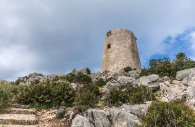 Albercutx watchtower in Pollenca