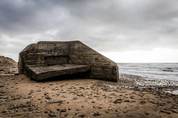 Casemate Grand Pointe Olonne Sur Mer Vendee Francia — Fotografia de Stock