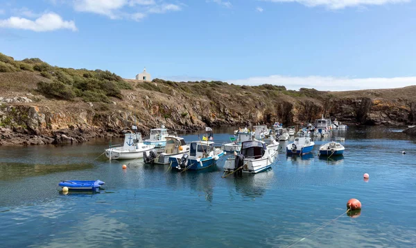 Boten Meule Haven Het Eiland Yeu Vendee Frankrijk — Stockfoto