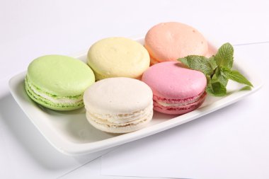 Pasta makarna ve nane.