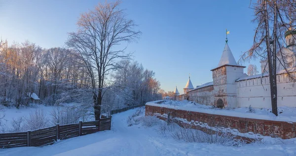 Ipatyevsky Monastery Winter Sky Sunset — Stock Photo, Image