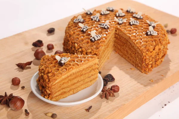 Honey Pie Wooden Cutting Board Decoration — 스톡 사진