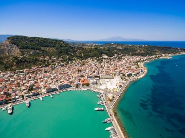 Hava kenti Zakynthos Zante Island, Yunanistan 