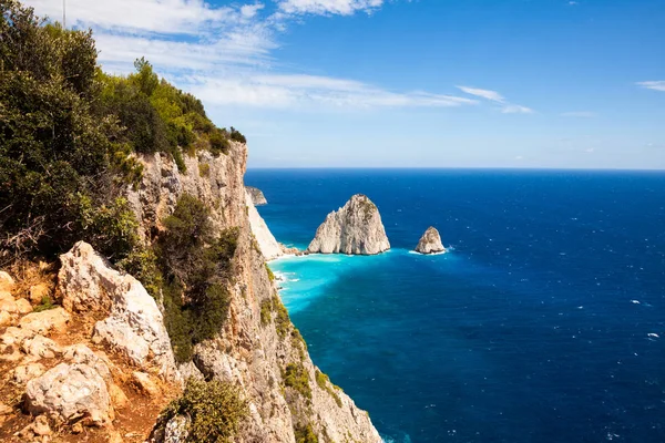 Keri-Klippen auf der Insel Zakynthos (Zante) in Griechenland — Stockfoto