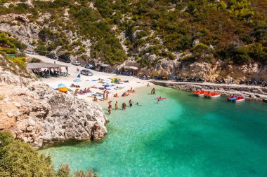 Görünüm Porto Vromi Beach Zakynthos (Zante) Island, Yunanistan