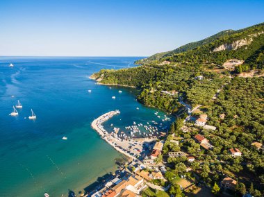 Zante (zakynthos) adasında, Greec Keri şehrin havadan görünümü