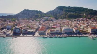 4 k (Uhd) hava kenti Zakynthos Zante Island, Yunanistan