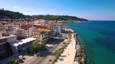 4 k (Uhd) hava kenti Zakynthos Zante Island, Yunanistan