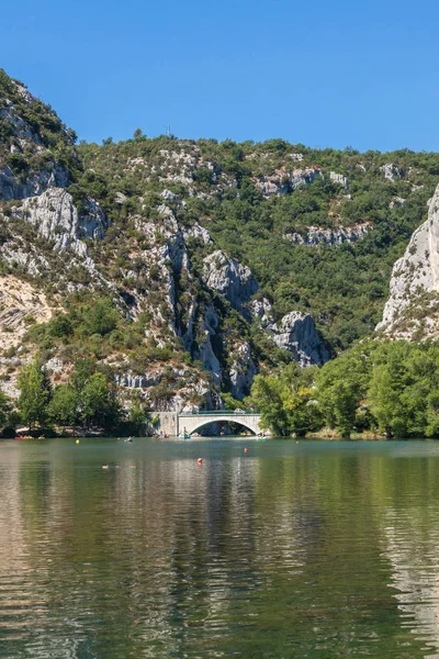 Gorge du Verdon río cañón en el sur de Francia — Foto de Stock