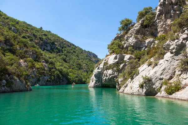 Gorge du Verdon río cañón en el sur de Francia —  Fotos de Stock