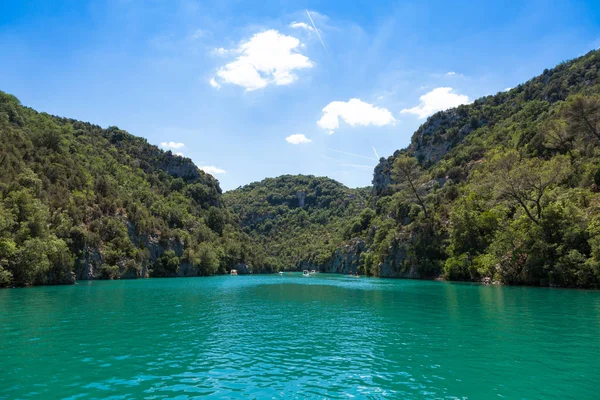 Gorge du Verdon canyon river in south of France — Stock Photo, Image