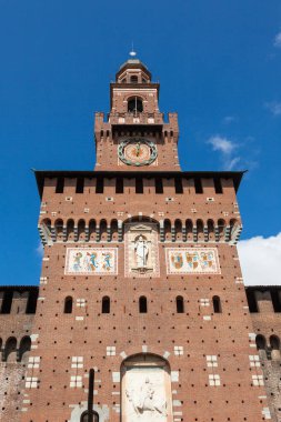 İtalya Milan şehir Sforza castello kalede