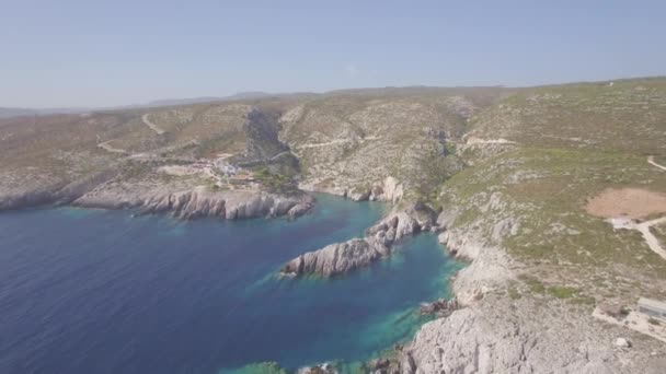 4K Vue aérienne de la ville de Zante depuis Bochali sur l'île de Zante, en Grèce  