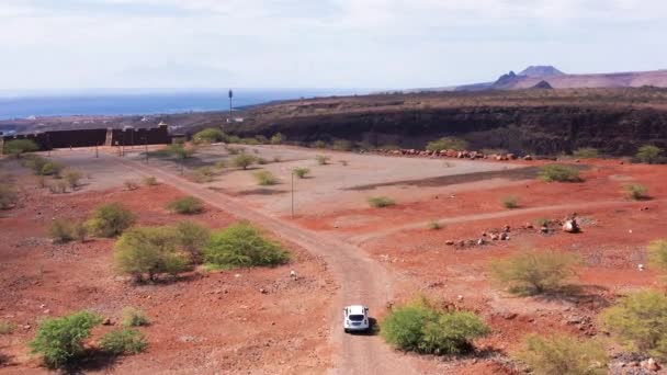 Uhd Vista Aérea Cidade Velha Fort Santiago Cabo Verde Cabo — Vídeos de Stock