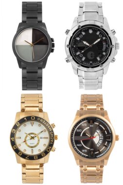 Bilek izleme ön konumu beyaz arkaplan üzerinde izole.