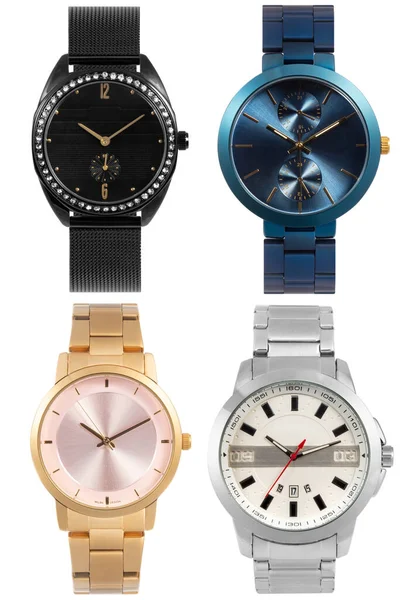 Bilek izleme ön konumu beyaz arkaplan üzerinde izole.