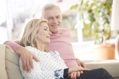 Sevgi dolu üst düzey çift portre 