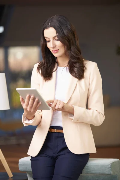 Woman Working from home — Stock Photo, Image