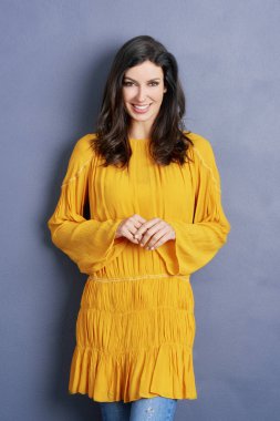 Çekici kadın kopya alanı 