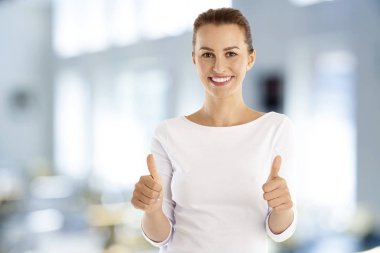 güzel genç iş kadını