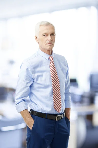 Sales Man Standing Office Business Meeting — Stock Photo, Image