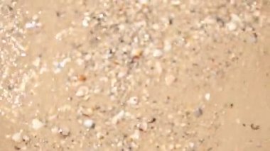 Deniz Sahili dalgalar tarafından gömülmüş