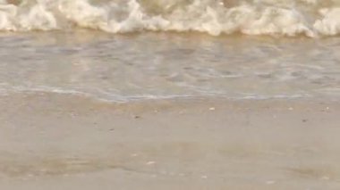 Deniz Sahili dalgalar tarafından gömülmüş