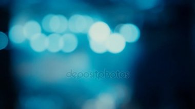 bokeh yanıp sönen bir ışık