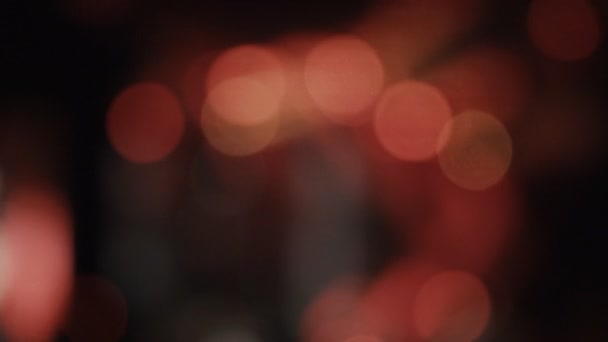 Bokeh di una luce lampeggiante — Video Stock