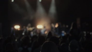 Rock konseri görünüm izleyici
