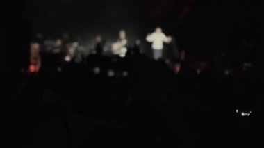 Rock konseri görünüm izleyici