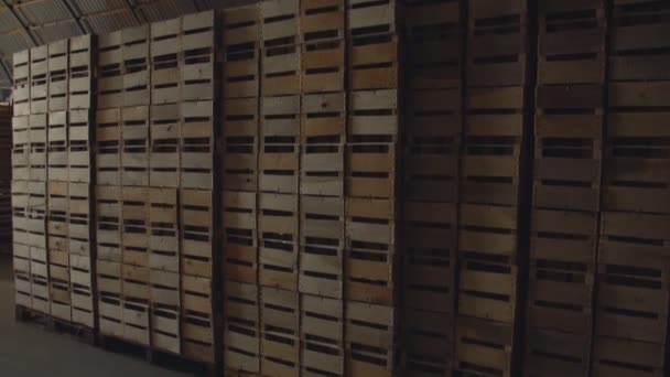 Składane na siebie szuflady — Wideo stockowe