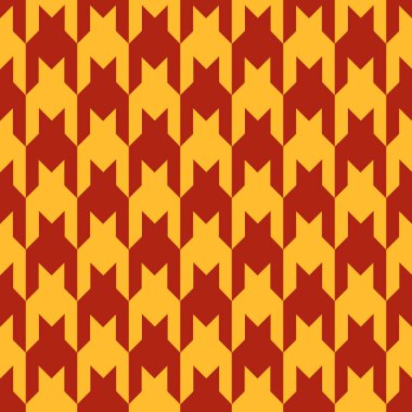 Sarı bir arka plan üzerinde kırmızı rakamları ile desen