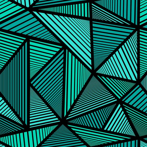 Modèle coloré avec triangle vert — Image vectorielle