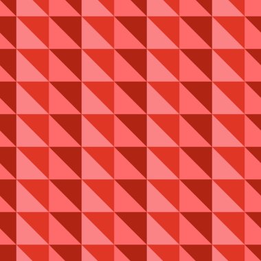 Kırmızı soyut desen üçgen ile