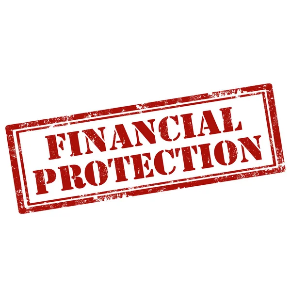 Sello de protección financiera — Archivo Imágenes Vectoriales