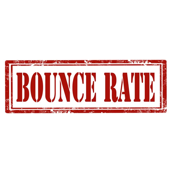Bounce Rate-stamp — Stock Vector