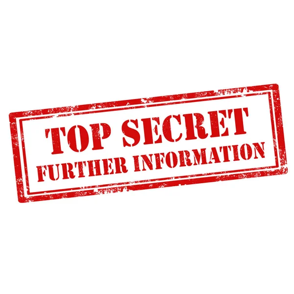 Top Secret-Ulteriori informazioni — Vettoriale Stock