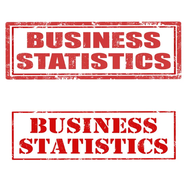 Üzleti statisztika-bélyegek — Stock Vector