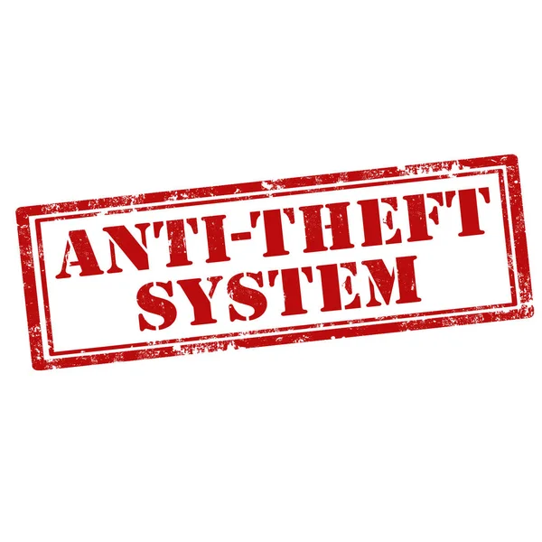 Anti-theft System pieczęć — Wektor stockowy