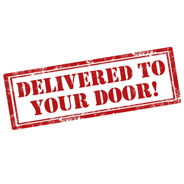 DeliveredTo vaše dveře! — Stockový vektor