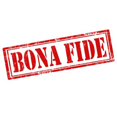 Bona Fide damgası