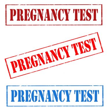 Hamilelik testi damgası