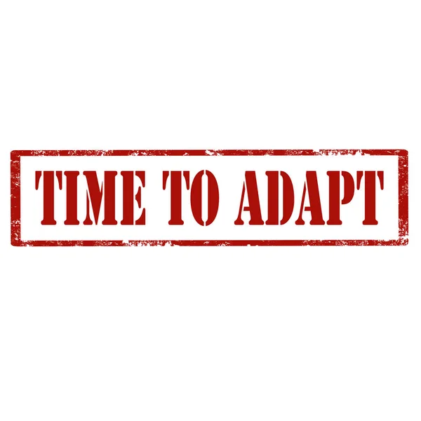 Time To Adapt — Stock Vector