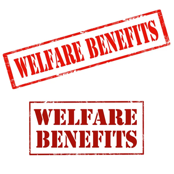 Welfare Benefits-stamps — Stock Vector