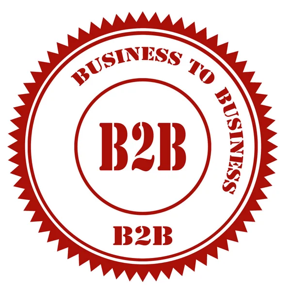 B2B-Business To Business — Stock vektor