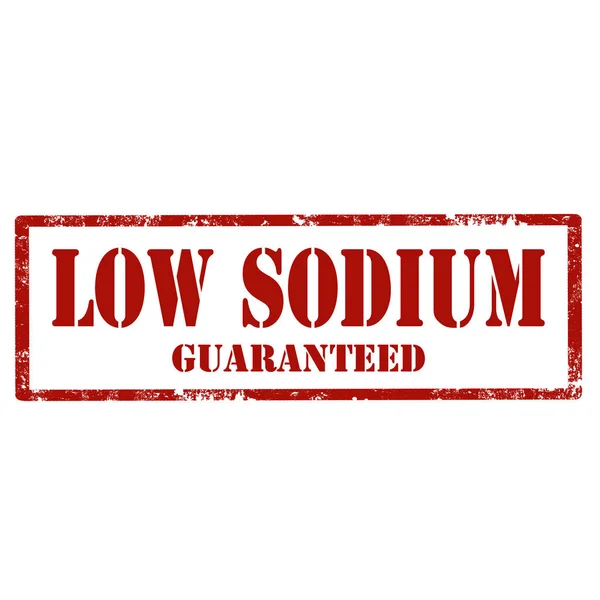 Low Sodium-stamp — Stock Vector