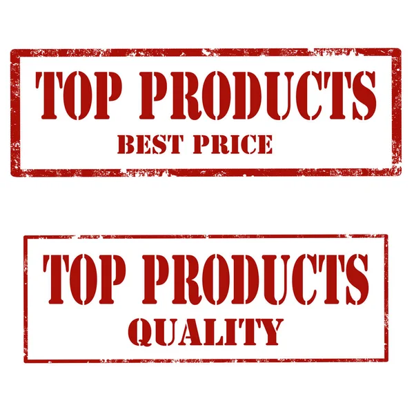 Top Productos-sellos — Vector de stock